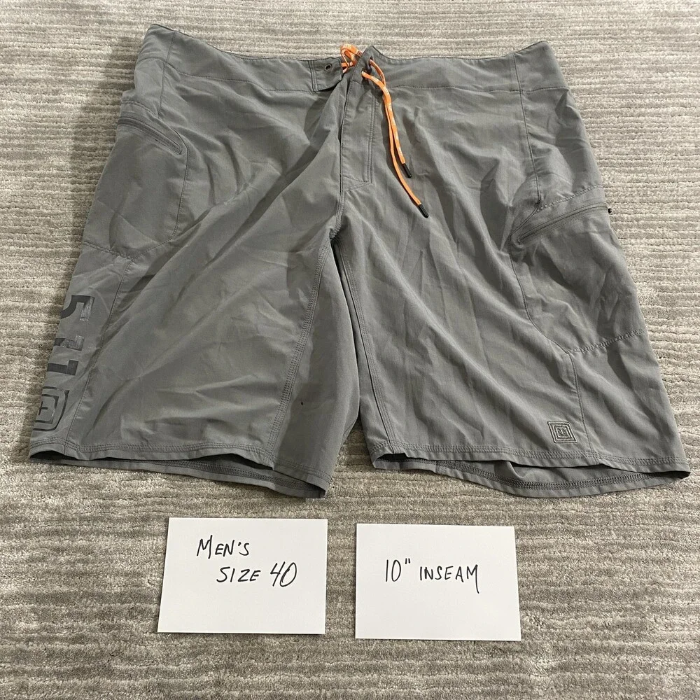 5.11 Tactical Shorts Mens 40 Board Swim Trunks 10